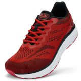Tênis De Corrida Slow Man Para Homens, Biqueira Larga, Vermelho, Tamanho 12
