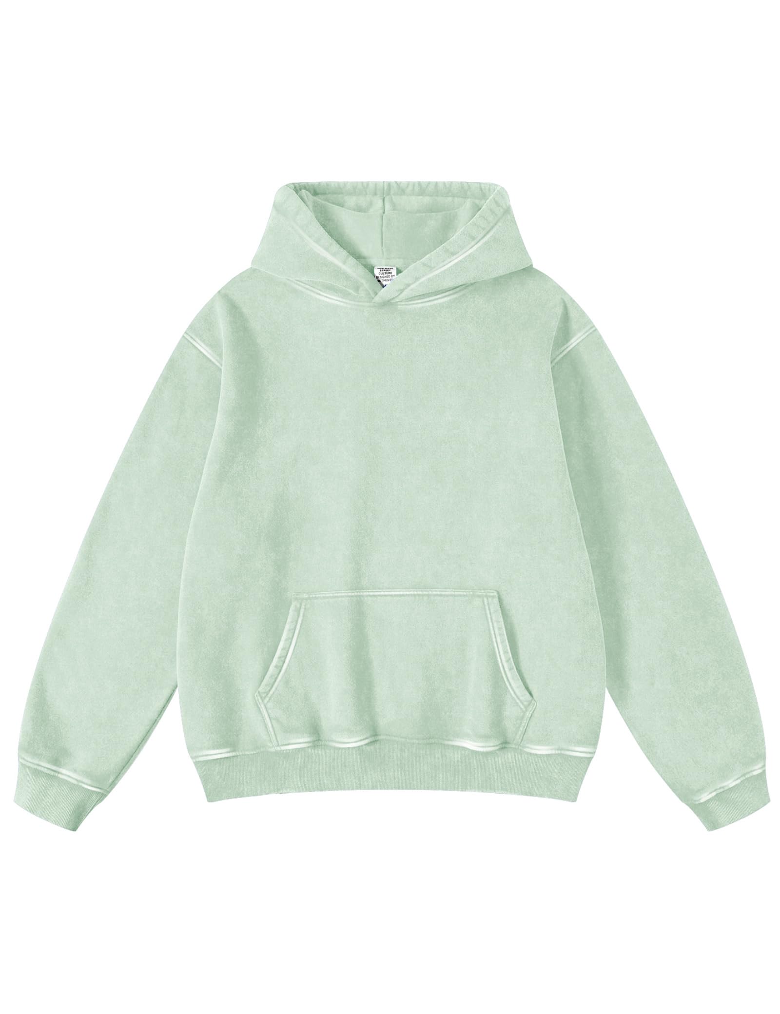 Moletom Com Capuz Hatant Oversized Heavyweight Para Mulheres 2025