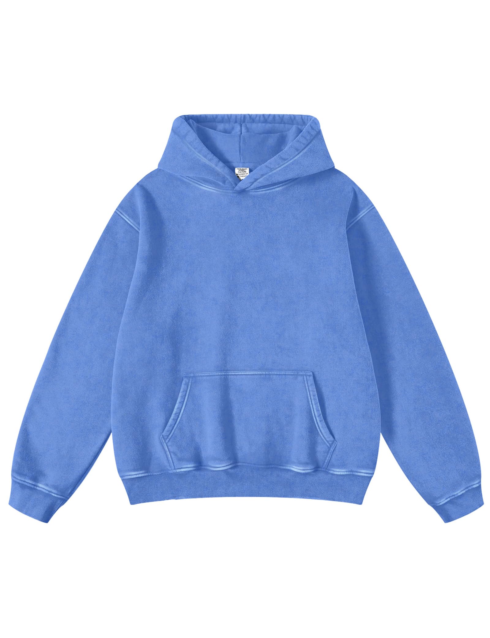 Moletom Com Capuz Hatant Oversized Heavyweight Para Mulheres 2025