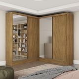 Closet Casal Duplo Belém 4 Portas Plus 4 Gavetas Carioca Móveis