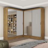 Closet Casal Duplo Belém 4 Portas Plus 4 Gavetas Carioca Móveis