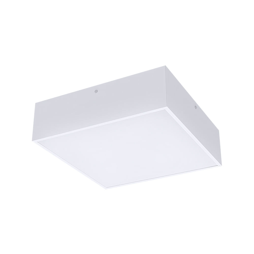 Plafon Taschibra Quadra E27 Bivolt Branco 02080058-01