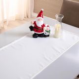 Caminho De Mesa Basic Liso 1 Peça 1,30m X 40cm Decorativo Tecido Oxford - Palha