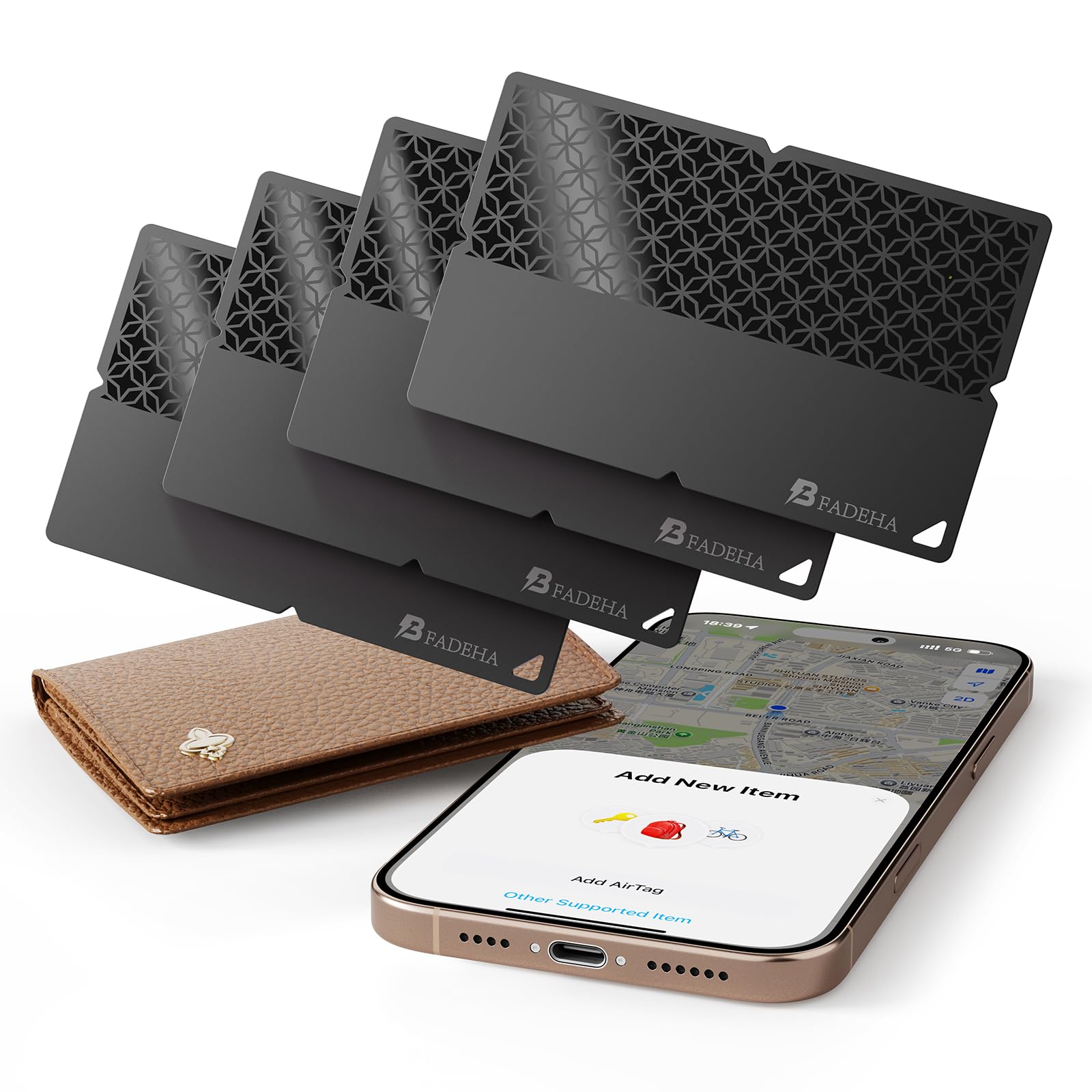 Rastreador Bluetooth Bfadeha Air Tag (2025) Com Apple Find My