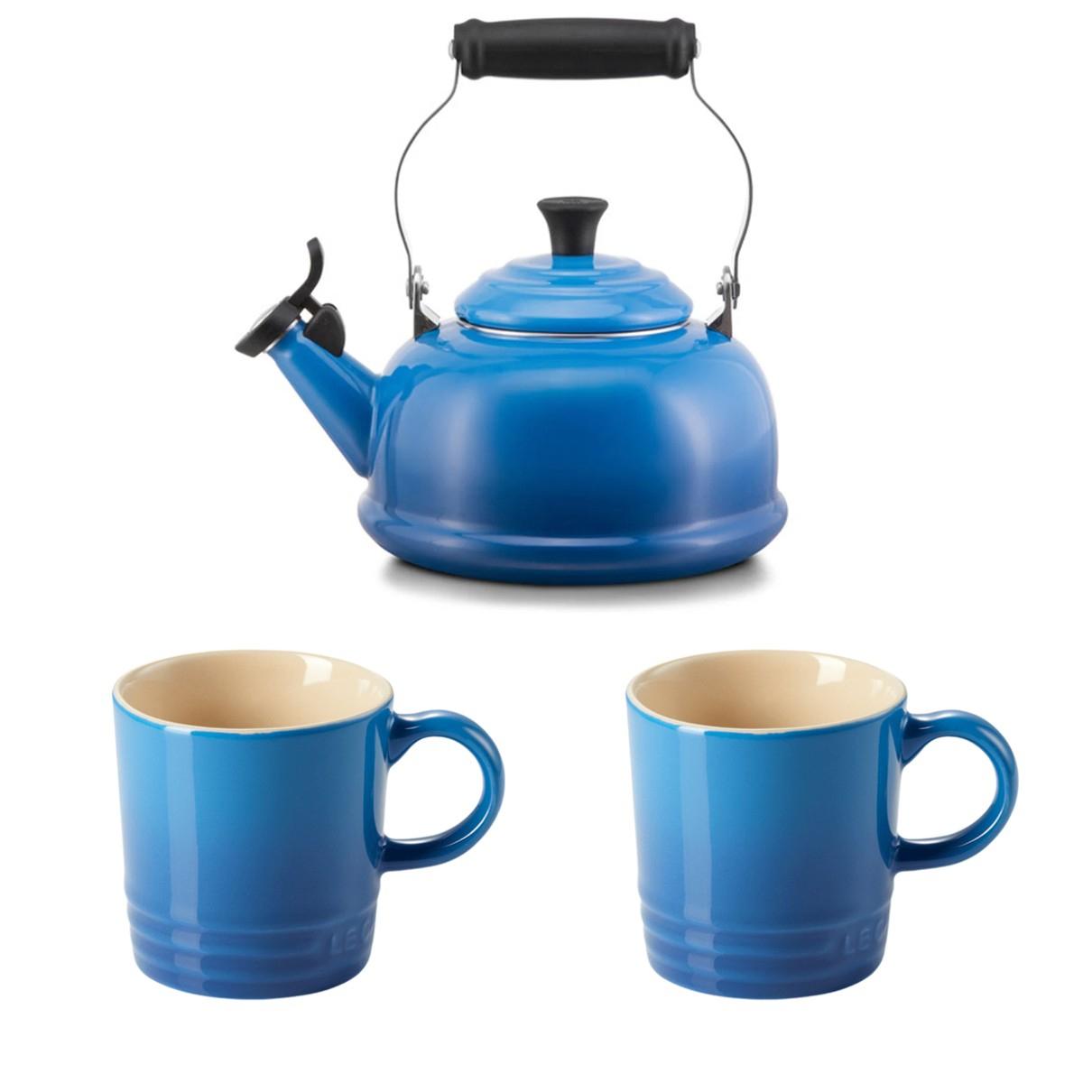 Kit Le Creuset Chaleira Tradicional 2 Canecas 350ml