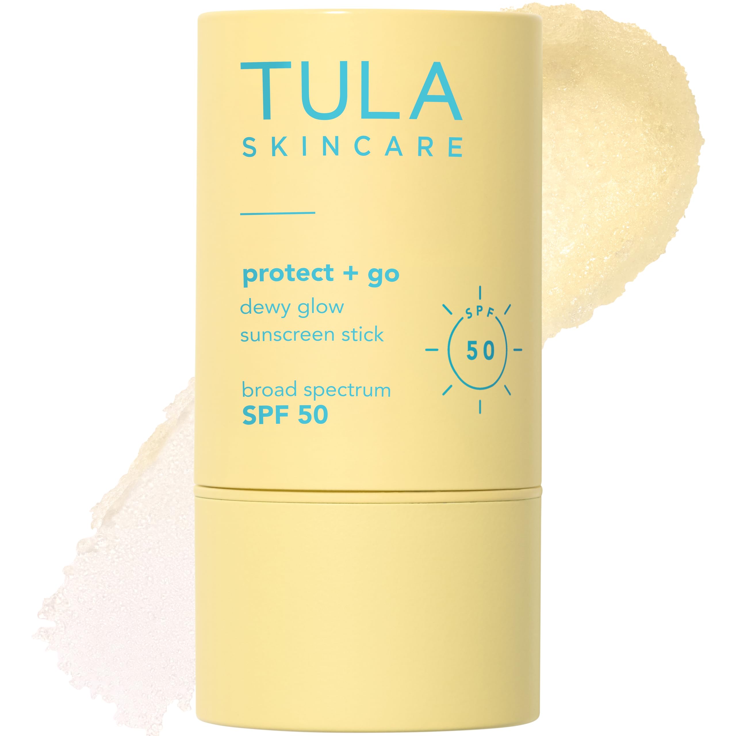 Protetor Solar Em Bastão Tula Skin Care Protect + Go Dewy Glow Spf 50