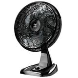 Ventilador Wap De Mesa E Parede 8 Pás Flow Turbo 2 Em 1 50cm Preto E Cinza 110v Fw009218