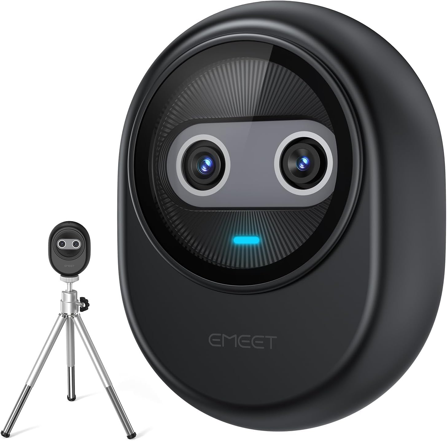 Webcam Emeet Piko 4k De Câmera Dupla Alimentada Por Ia Com Tripé