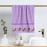 Toalha Avulsa Fantasy Infantil 100% Algodão - 1,15m X 75cm - Sereia - Lilás