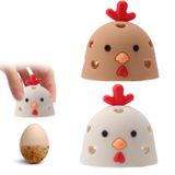 Limpador De Escovas De Ovos De Silicone Fyphjkt Para Ovos Frescos (2 Unidades)