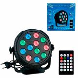 Projetor Canhão 12 Leds P/festa Alto-falante Bluetooth Gm-1012bs
