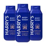 Sabonete Líquido Harry&#39;s Redwood Para Homens 532 Ml (pacote Com 3)