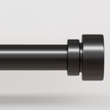 Varão De Cortina Lootkell Modern Black 122 A 213 Cm Ajustável