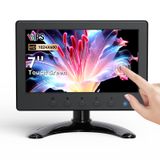 Monitor De Tela Sensível Ao Toque Eyoyo Em07cm 7 Polegadas 1024x600 Ips