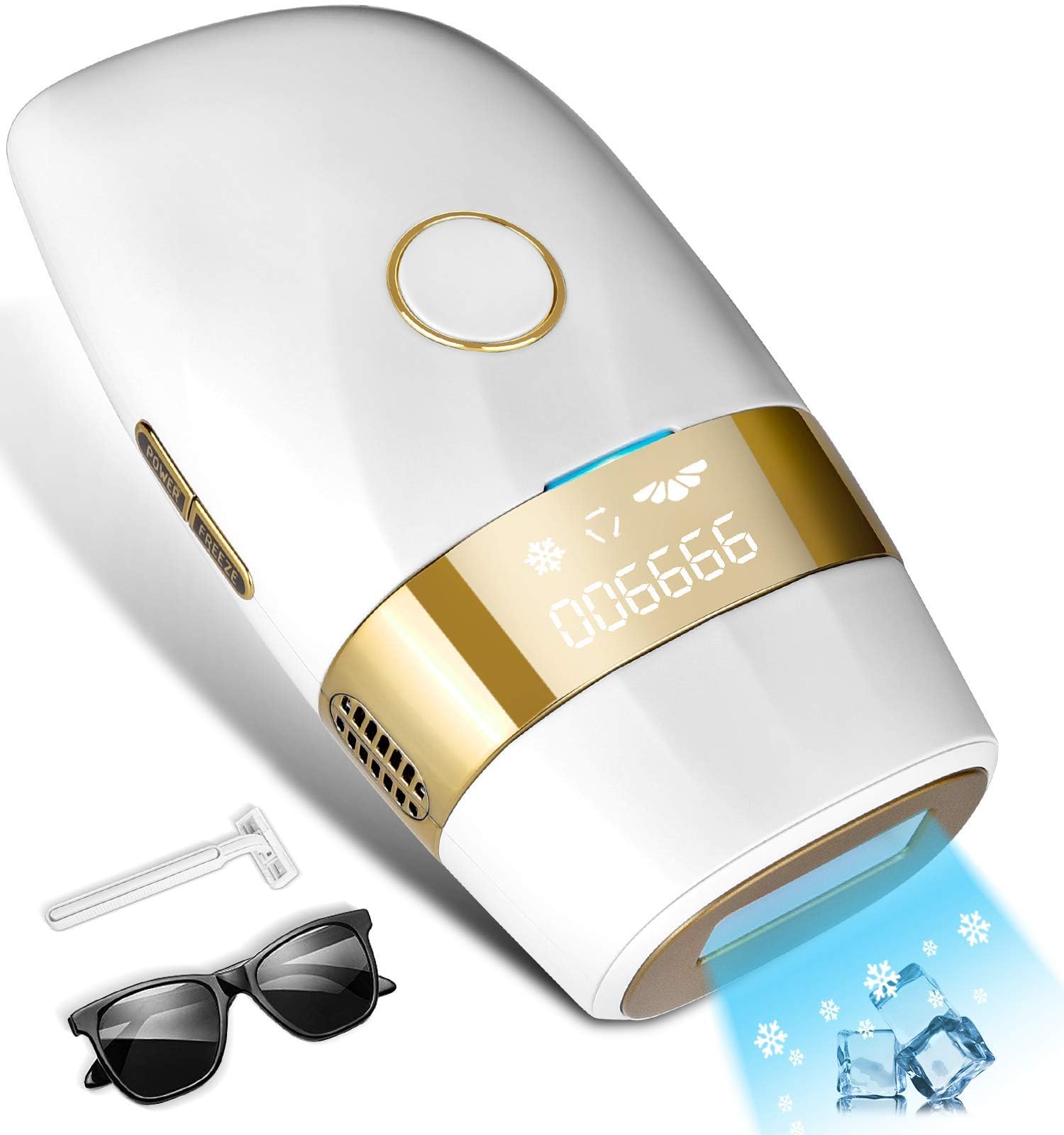 Dispositivo De Depilação A Laser Velvvibe Ipl Para Mulheres E Homens