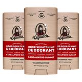Desodorante Dr. Squatch Natural Sandalwood Summit 78 Ml Masculino, Pacote Com 3