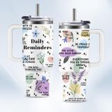 Copo Hymona Positive Daily Affirmations De 1,2 L Com Tampa