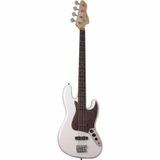 Contrabaixo Giannini Gb -100 Jazz Bass Elétrico Passivo Branco/turtle