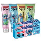 Gel Dental Infantil Stitch Sabor Morango 104g - Dentalclean