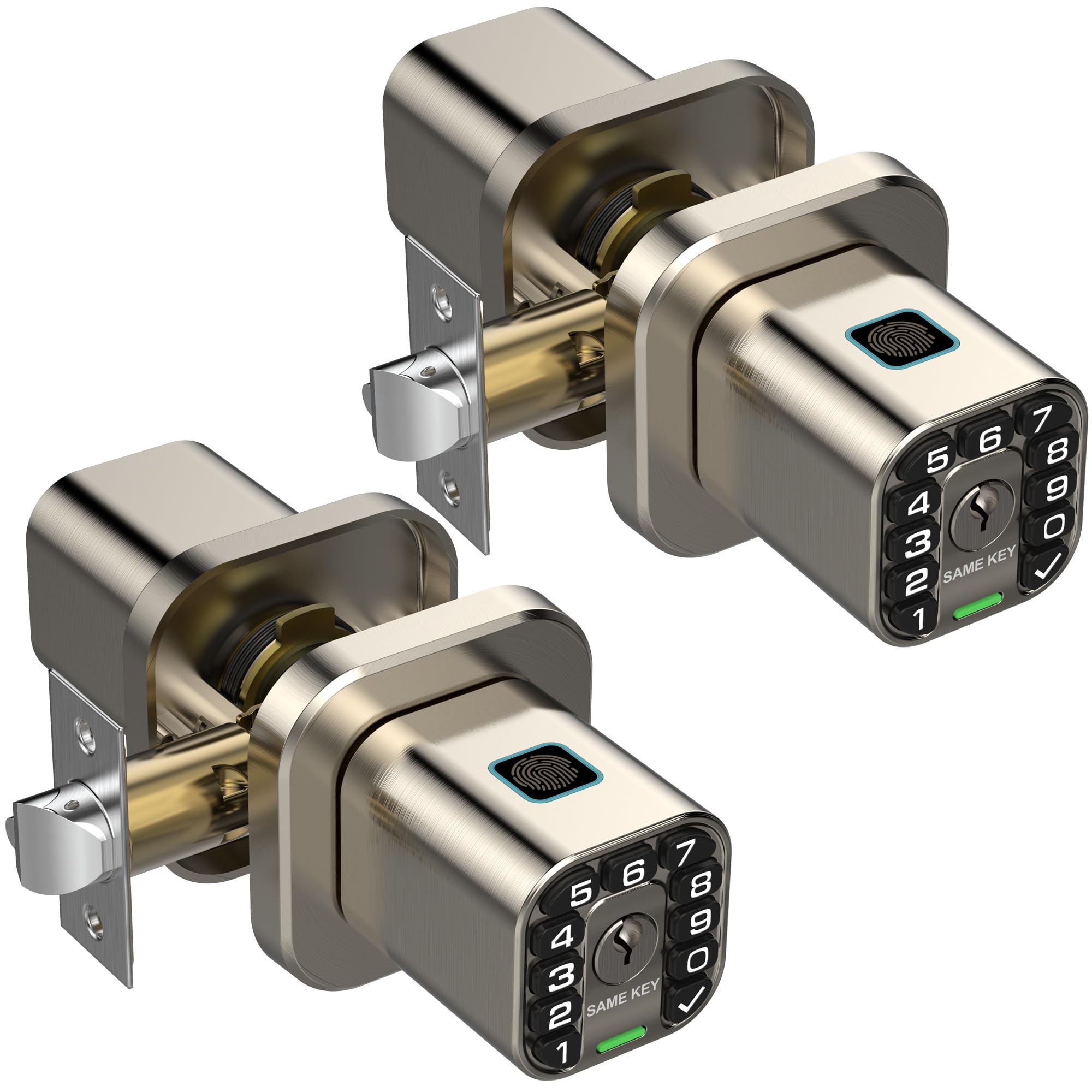 Maçaneta De Porta Com Impressão Digital Richelock Smart Biometric Keyless Entry