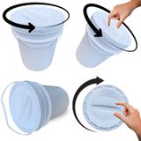 Pote Para Sopa 20 Litros Tampa Rosca-kit 7 Pçs