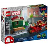 Marvel Hulk E Homem De Ferro Com Motocicleta Lego 76287