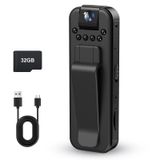 Câmera Corporal Hkfug Mini 1080p Hd Gravador De Vídeo 32gb De Memória