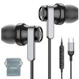Fones De Ouvido Usb C Aesign Para Samsung S25 S24 S23 Ultra Fe S22