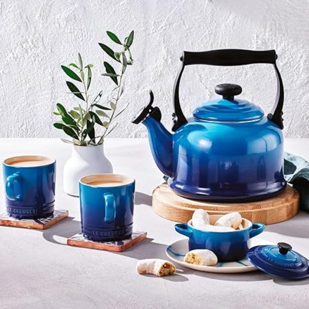Caneca Le Creuset Cappuccino Esmaltada Em Cerâmica 200ml Azure