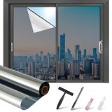 Filme De Privacidade Para Janelas Lemon Cloud Reflective Mirror Uv 60x400cm
