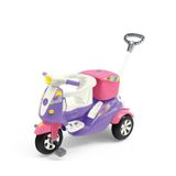 Triciclo Moto Uno Com Capacete Rosa - Calesita 1036