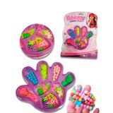 Brinquedo Infantil Kit Miçangas Pulseira 50 Peças Pt012 Diy
