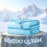 Edredom Elnido Queen Cooling Para Pessoas Que Dormem Bem, King Blue