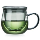 Xícara De Chá De Vidro Dopudo 500ml Com Infusor E Tampa Para Chá