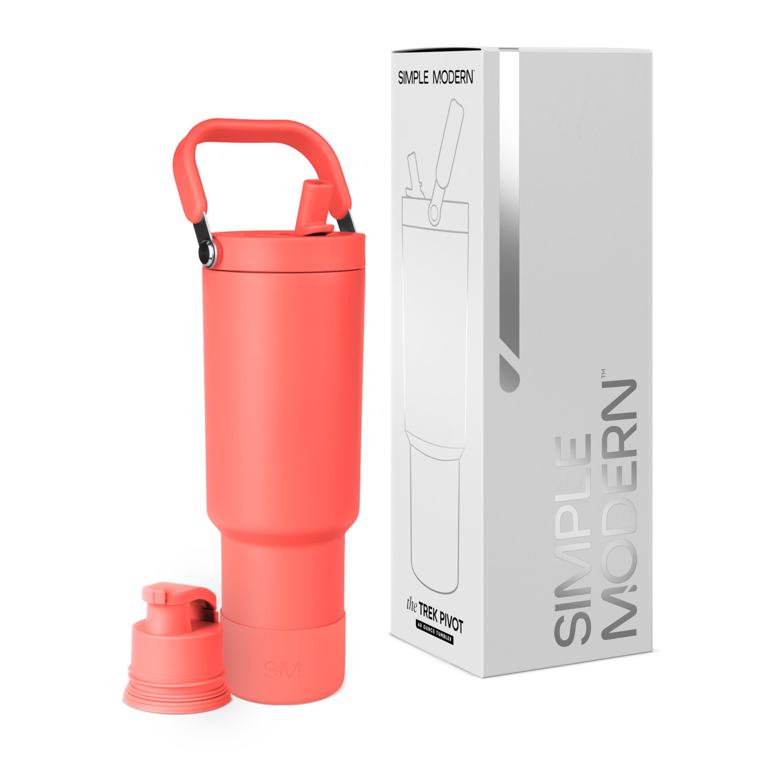 Garrafa De Água Simple Modern Trek Pivot 1,2 L Com Alça