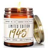 Presentes De Aniversário Soy Candle 80º Aniversário, Edição Limitada