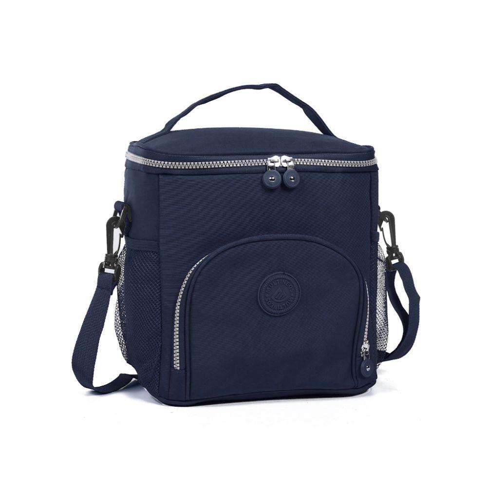 Bolsa Térmica De Mão Quadrado Com Alça Ajustavel Marmita Lancheira Trabalho Impermeavel