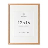 Porta-retratos Wallwisy Solid Oak 30x40cm Com Tapete 21x29,7cm