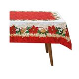 Toalha Mesa Quadrada Athenas 140x140cm Natal 110 Dohler