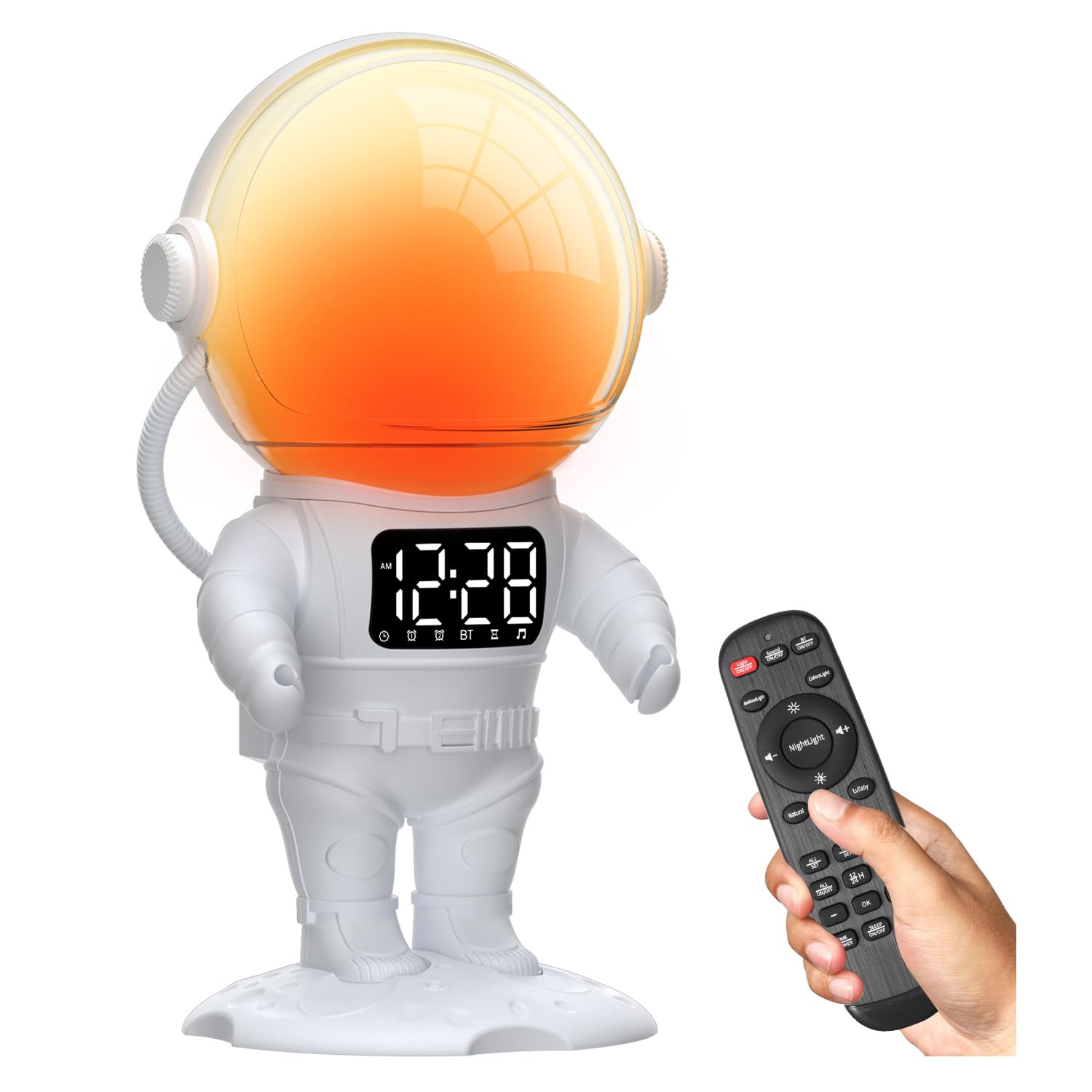 Despertador Sunrise Afexoa Astronaut Para Crianças Com Controle Remoto