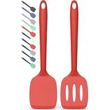 Conjunto De Espátulas De Silicone Coukre De Alta Resistência Ao Calor, Sem Bpa, Pacote Com 2 Unidades