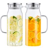 Jarra De Vidro Bivvclaz 1,6 L Com Tampa E Bico Para Água Quente/fria