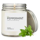 Vela Perfumada 1oak Peppermint Soy Wax 200g Com 40h De Tempo De Queima