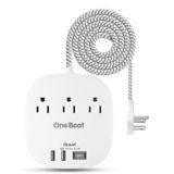 Power Strip One Beat 3 Tomadas 4 Portas Usb 22,5 W/4,5 A 3 Pés