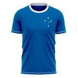 Camisa Do Cruzeiro Oficial Intel Passeio Braziline - Azul - P