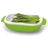 Vaporizador Cuisinart De Alimentos Para Microondas De Plástico Verde Ctg-00-mst