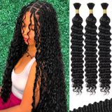 Cabelo Trançado Humano Akonsoul Boho Braids 110 G 18 Polegadas 12 A 3 Pacotes