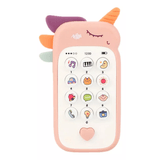 Brinquedo Bebê 2 Em 1 Celular Mordedor Música Baby Phone