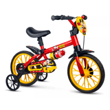 Bicicleta Infantil Nathor Aro 12 Mickey Rodinhas Segurança