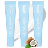 Máscara Labial Noturna Vitamasques Hidratante Sabor De Coco X3
